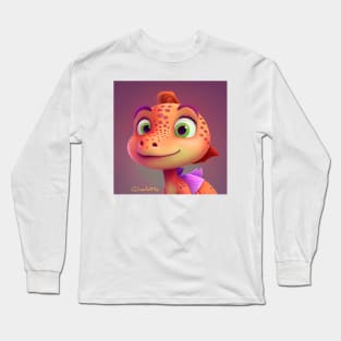 Baby Dinosaur Dino Bambino - Charlotte Long Sleeve T-Shirt